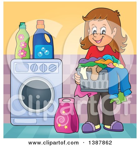 https://images.clipartof.com/small/1387862-Clipart-Of-A-Happy-Brunette-White-Woman-Holding-A-Basket-Of-Dirty-Laundry-Royalty-Free-Vector-Illustration.jpg