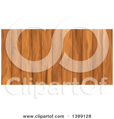 Clipart of a Wood Panel Texture Background - Royalty Free Illustration by Prawny