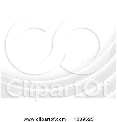 Clipart of a Background of Gray Swooshes - Royalty Free Vector Illustration by dero