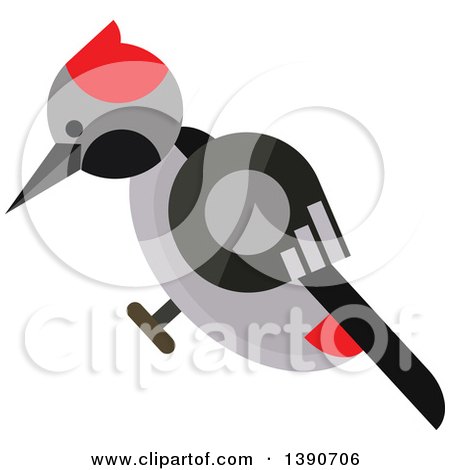 Clipart of a Woodpecker - Royalty Free Vector Illustration by Vector Tradition SM
