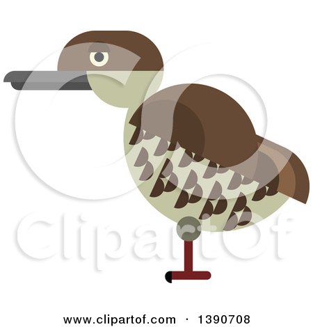 Clipart of a Kiwi Bird - Royalty Free Vector Illustration by Vector Tradition SM