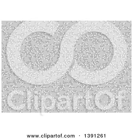 Clipart of a Background of Gray Marbled Dots - Royalty Free Vector Illustration by dero