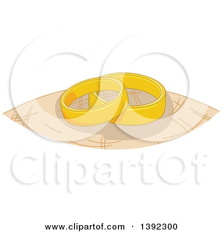Clipart of Rustic Themed Wedding Bands - Royalty Free Vector Illustration by BNP Design Studio