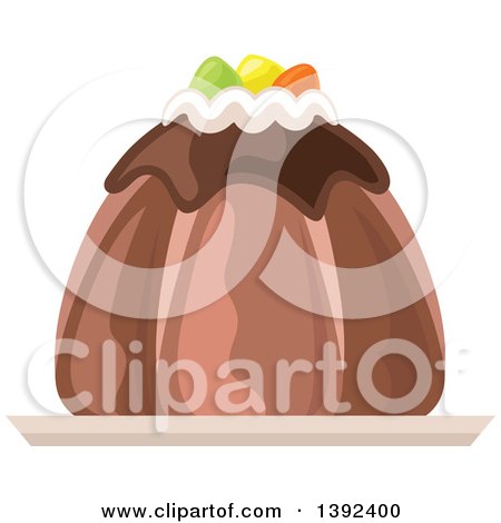 Clipart of a Cake - Royalty Free Vector Illustration by Vector Tradition SM