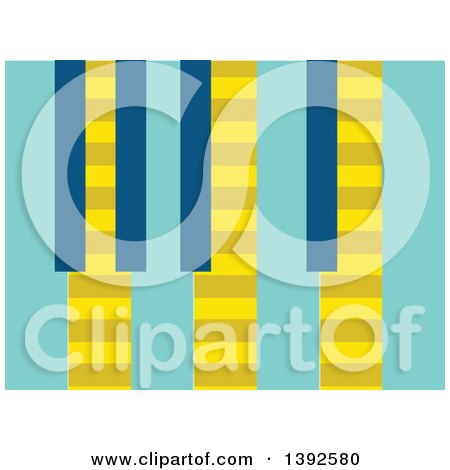 Clipart of a Flat Design Equalizer - Royalty Free Vector Illustration by BNP Design Studio