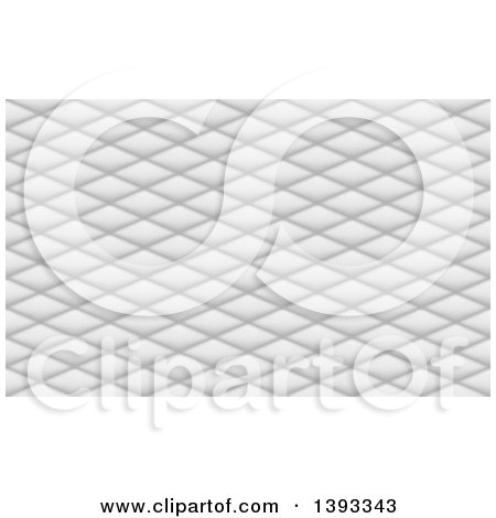 Clipart of a Seamless Grayscale Leather Pattern - Royalty Free Vector Illustration by vectorace