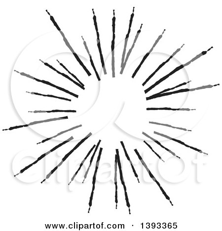 clipart of a black retro burst royalty free vector illustration by vectorace 1393365 clipart of a black retro burst