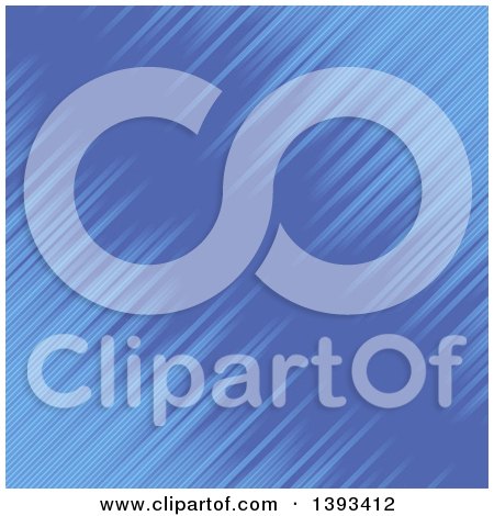 Clipart of a Blue Line Background - Royalty Free Vector Illustration by vectorace