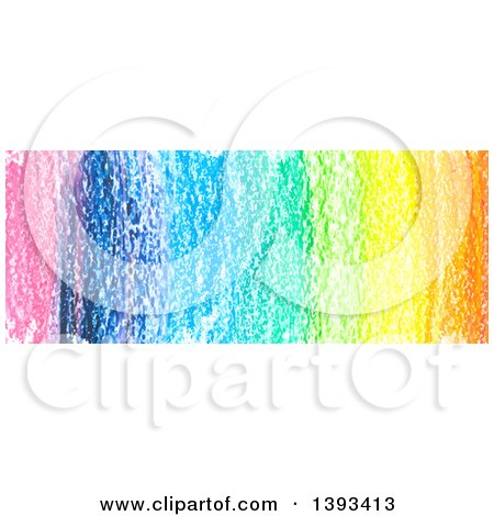 Clipart of a Color Pencil Drawing Background - Royalty Free Vector Illustration by vectorace