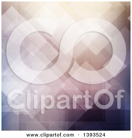 Clipart of a Geometric Background with Diamonds - Royalty Free Vector Illustration by KJ Pargeter