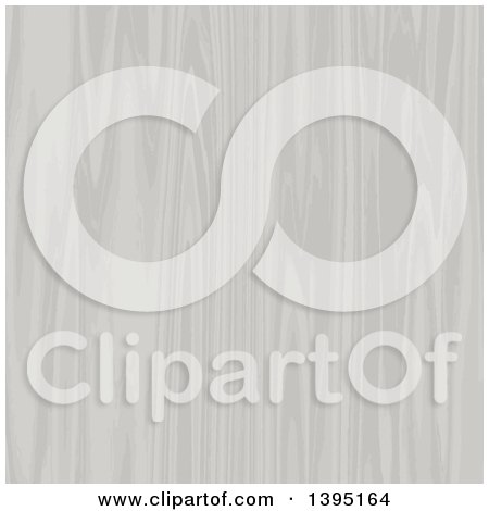 Clipart of a Background of Pale Gray Wood - Royalty Free Vector Illustration by KJ Pargeter