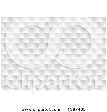 Clipart of a Grayscale Geometric Texture Background - Royalty Free Vector Illustration by dero
