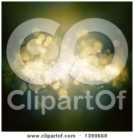 Clipart of a Background of Blurred Bokeh Flares - Royalty Free Illustration by KJ Pargeter