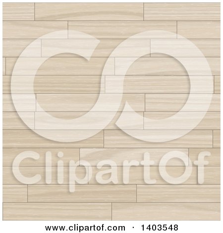 Clipart of a Background of Light Wood Flooring - Royalty Free Vector Illustration by KJ Pargeter