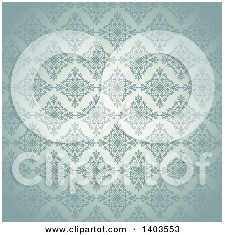 Clipart of a Vintage Decorative Background - Royalty Free Vector Illustration by KJ Pargeter