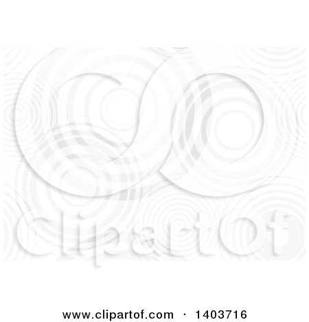Clipart of a Grayscale Background of Concentric Circles - Royalty Free Vector Illustration by dero