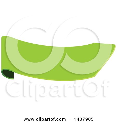 Clipart of a Green Eco Label - Royalty Free Vector Illustration by dero