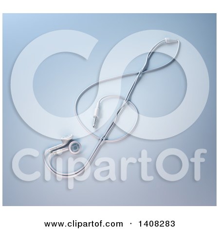 Clipart of 3d Earbuds in the Shape of a Music Clef - Royalty Free Illustration by Mopic
