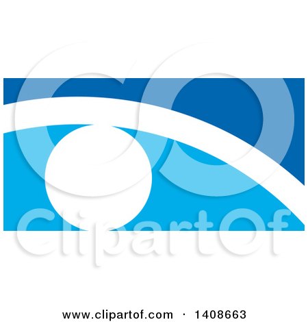 Clipart of an Abstract Eye Design - Royalty Free Vector Illustration by Lal Perera