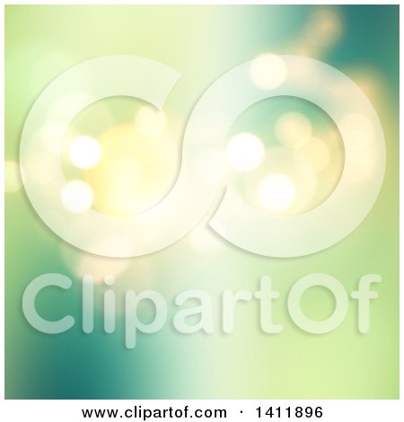 Clipart of a Background of Blurred Flares - Royalty Free Illustration by KJ Pargeter