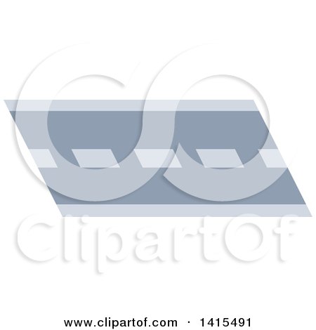 Clipart of a Gray Road Way - Royalty Free Vector Illustration by visekart