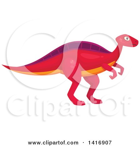 Clipart of a Spinosaurus Dinosaur - Royalty Free Vector Illustration by Vector Tradition SM