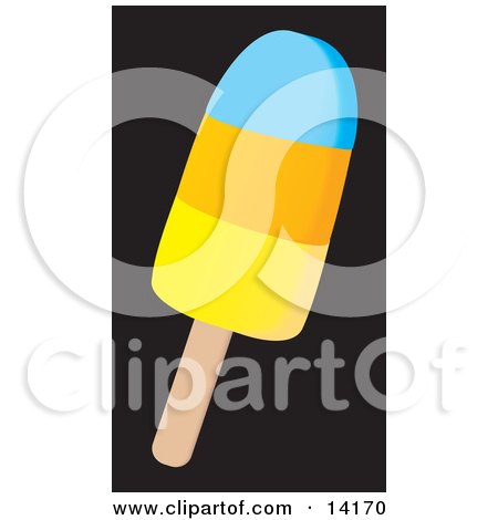 Colorful Frozen Popsicle Food Clipart Illustration by Rasmussen Images