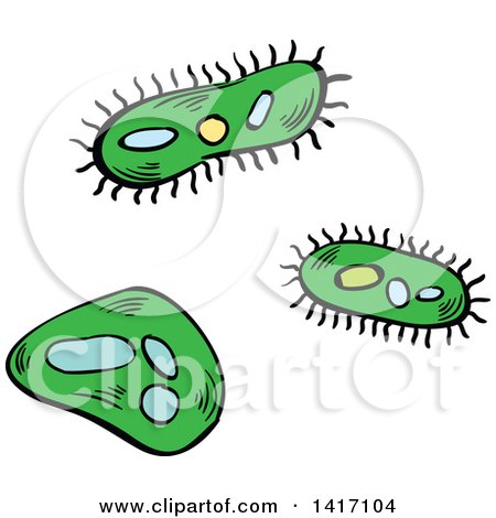 Clipart of Sketched Amoebas - Royalty Free Vector Illustration by Vector Tradition SM