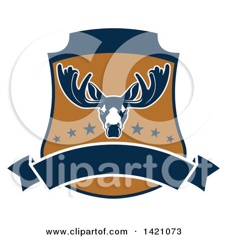 Clipart of a Moose Hunting Design - Royalty Free Vector Illustration by Vector Tradition SM