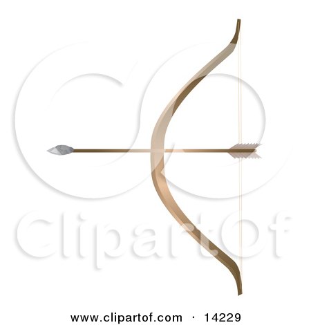 Bow and Arrow Clipart Illustration by Rasmussen Images