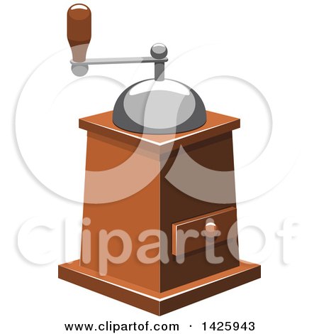 Clipart of a Coffee Grinder - Royalty Free Vector Illustration by Vector Tradition SM