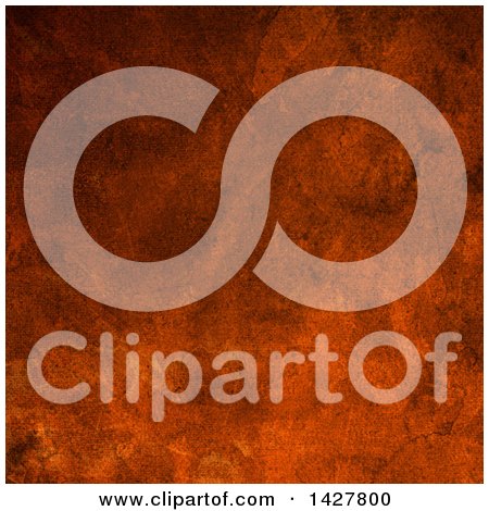 Clipart of a Dark Grungy Orange Background - Royalty Free Illustration by KJ Pargeter