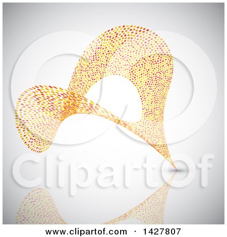 Clipart of a Background with an Abstract Design - Royalty Free Vector Illustration by KJ Pargeter