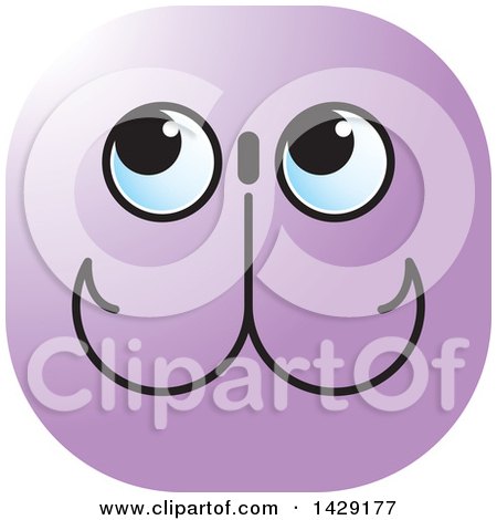 Clipart of a Fishing Hooks Face - Royalty Free Vector Illustration by Lal Perera