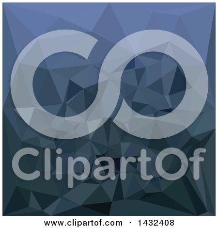 Clipart of a Low Poly Abstract Geometric Background in Medium Slate Blue - Royalty Free Vector Illustration by patrimonio