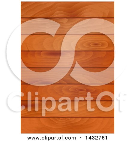Clipart of a Wood Plank Background - Royalty Free Vector Illustration by Vector Tradition SM