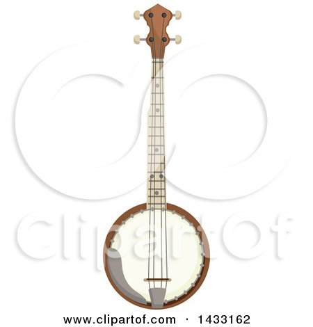 Clipart of a Banjo - Royalty Free Vector Illustration by Vector Tradition SM