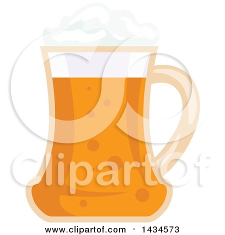 Clipart of a Mug of Beer - Royalty Free Vector Illustration by Vector Tradition SM