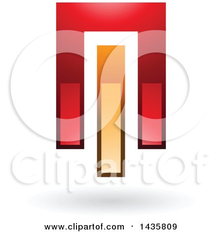 Clipart of an Abstract Power Button or Glossy Design, with a Shadow - Royalty Free Vector Illustration by cidepix