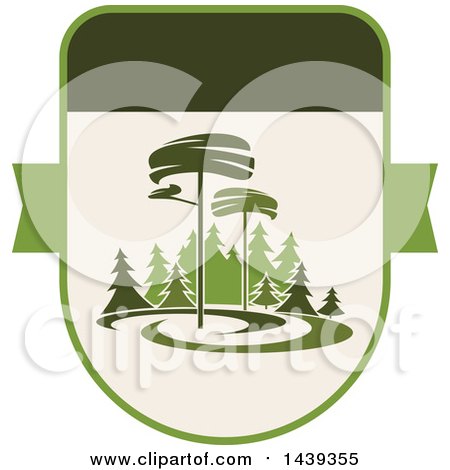 Clipart of a Go Green or Landscaping Design - Royalty Free Vector Illustration by Vector Tradition SM