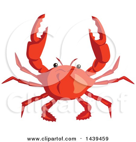 Clipart of a Crab - Royalty Free Vector Illustration by Vector Tradition SM