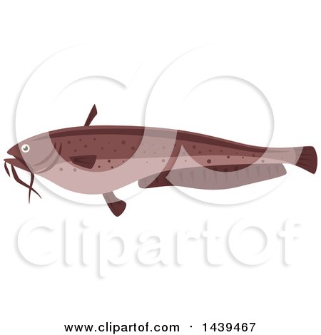 Clipart of a Sheatfish - Royalty Free Vector Illustration by Vector Tradition SM