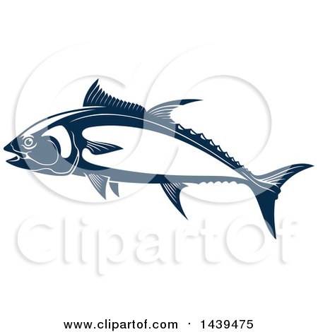 Clipart of a Tuna Fish - Royalty Free Vector Illustration by Vector Tradition SM