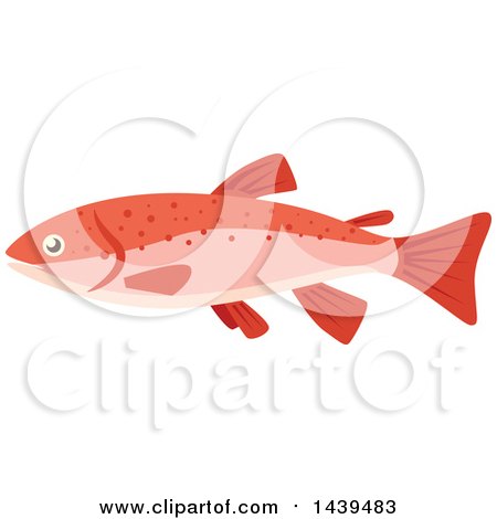 Clipart of a Salmon - Royalty Free Vector Illustration by Vector Tradition SM