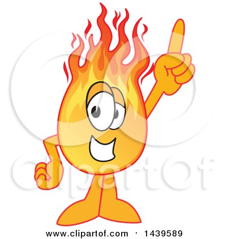 Clipart of a Comet School Mascot Character Holding up a Finger - Royalty Free Vector Illustration by Mascot Junction