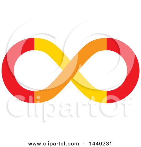 Clipart of a Colorful Infinity Symbol - Royalty Free Vector Illustration by ColorMagic