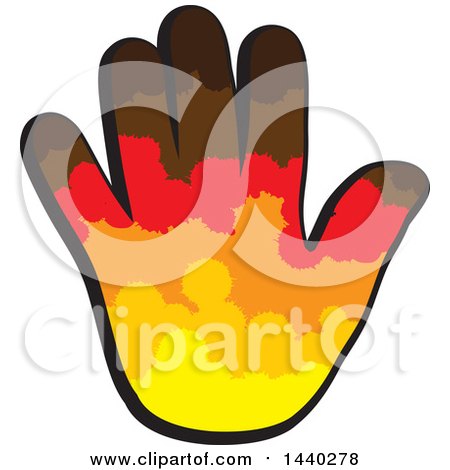 Clipart of a Hand - Royalty Free Vector Illustration by ColorMagic