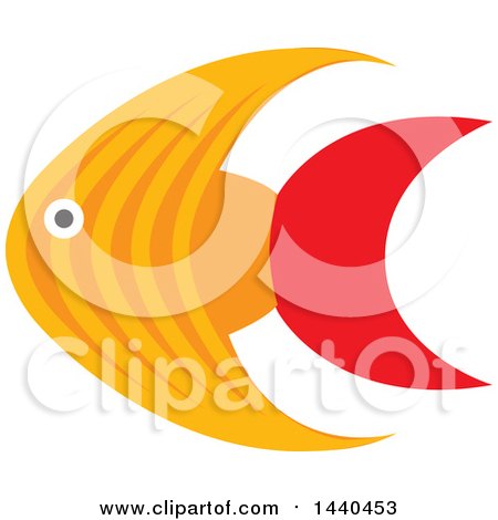 Clipart of a Marine Fish - Royalty Free Vector Illustration by ColorMagic