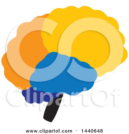 Clipart of a Brain - Royalty Free Vector Illustration by ColorMagic
