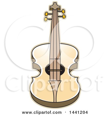 Clipart of a Guitar - Royalty Free Vector Illustration by Lal Perera